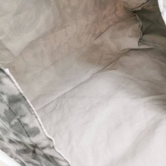 Alo Yoga Large Gray Canvas Gym Bag Travel Training Carry-On - Picture 3 of 3